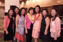 Sylvia Yuen with COF members at LeaderLuncheon